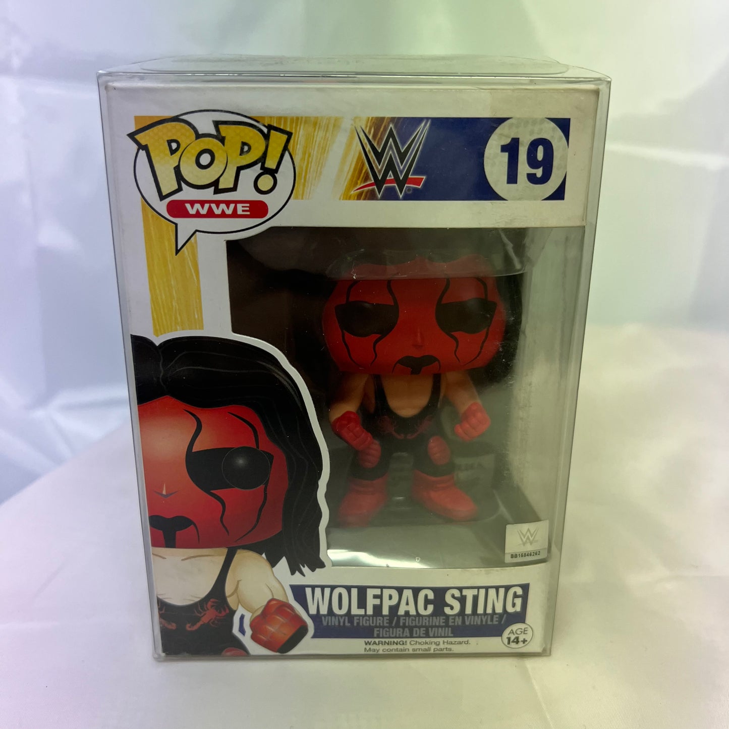 Wolfpac Sting - WWE Pop Vinyl 19 Collectable Figure with Protector