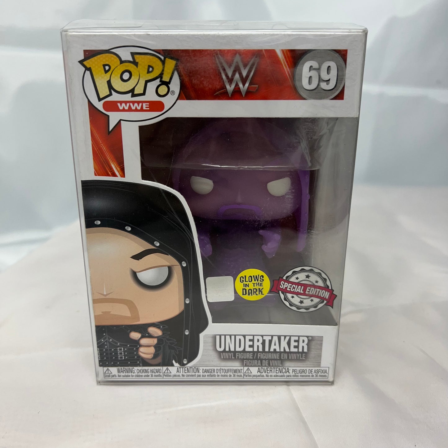 Undertaker - WWE Pop Vinyl 69 Collectable Figure with Protector