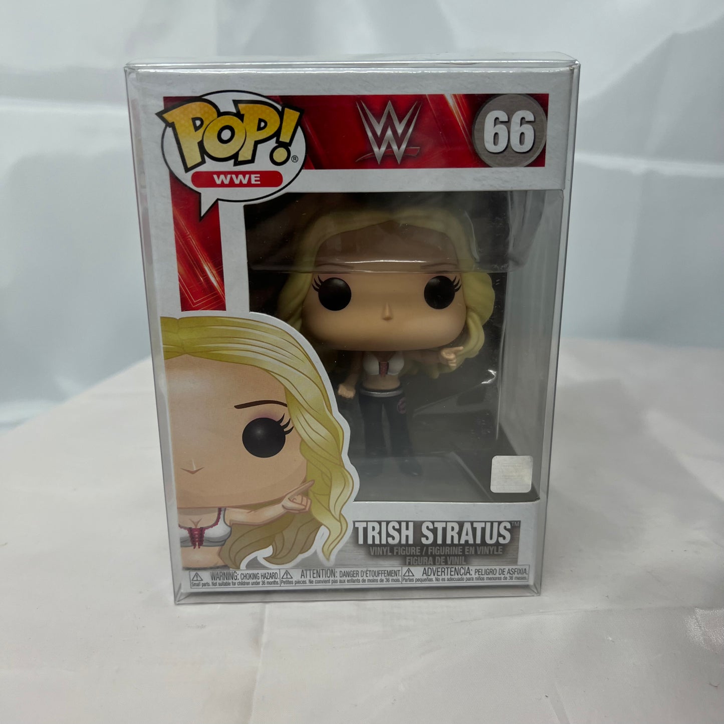Trish Stratus - WWE Pop Vinyl 66 Collectable Figure with Protector