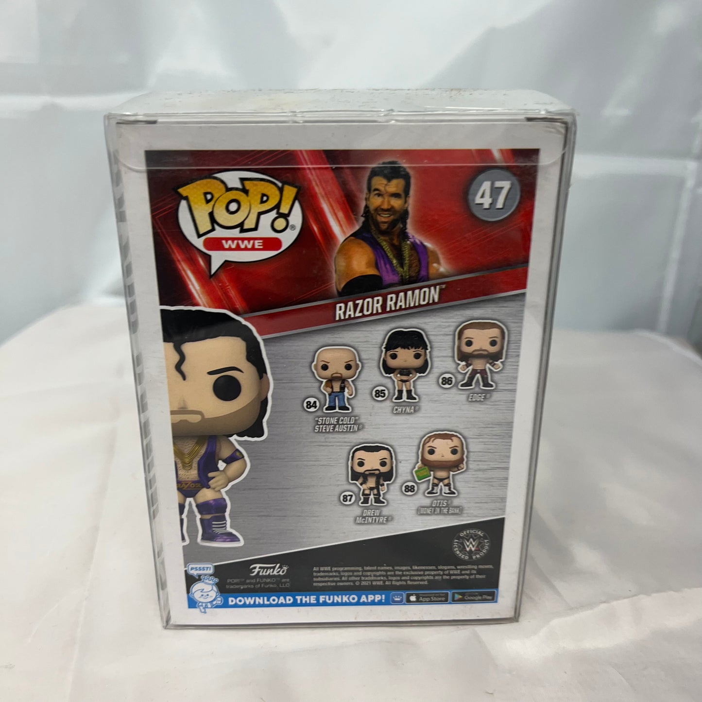 Razor Ramon - WWE Pop Vinyl 47 Collectable Figure with Protector