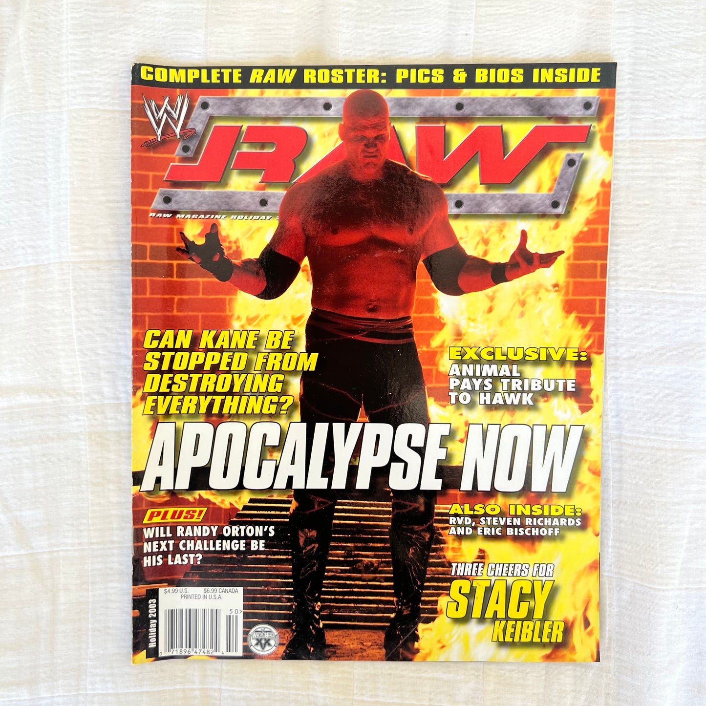 Kane - WWE WWF Magazine Retro Collectable Merchandise