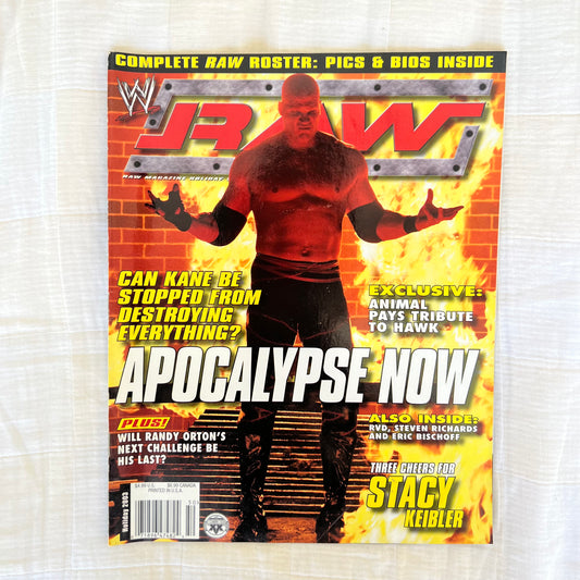 Kane - WWE WWF Magazine Retro Collectable Merchandise