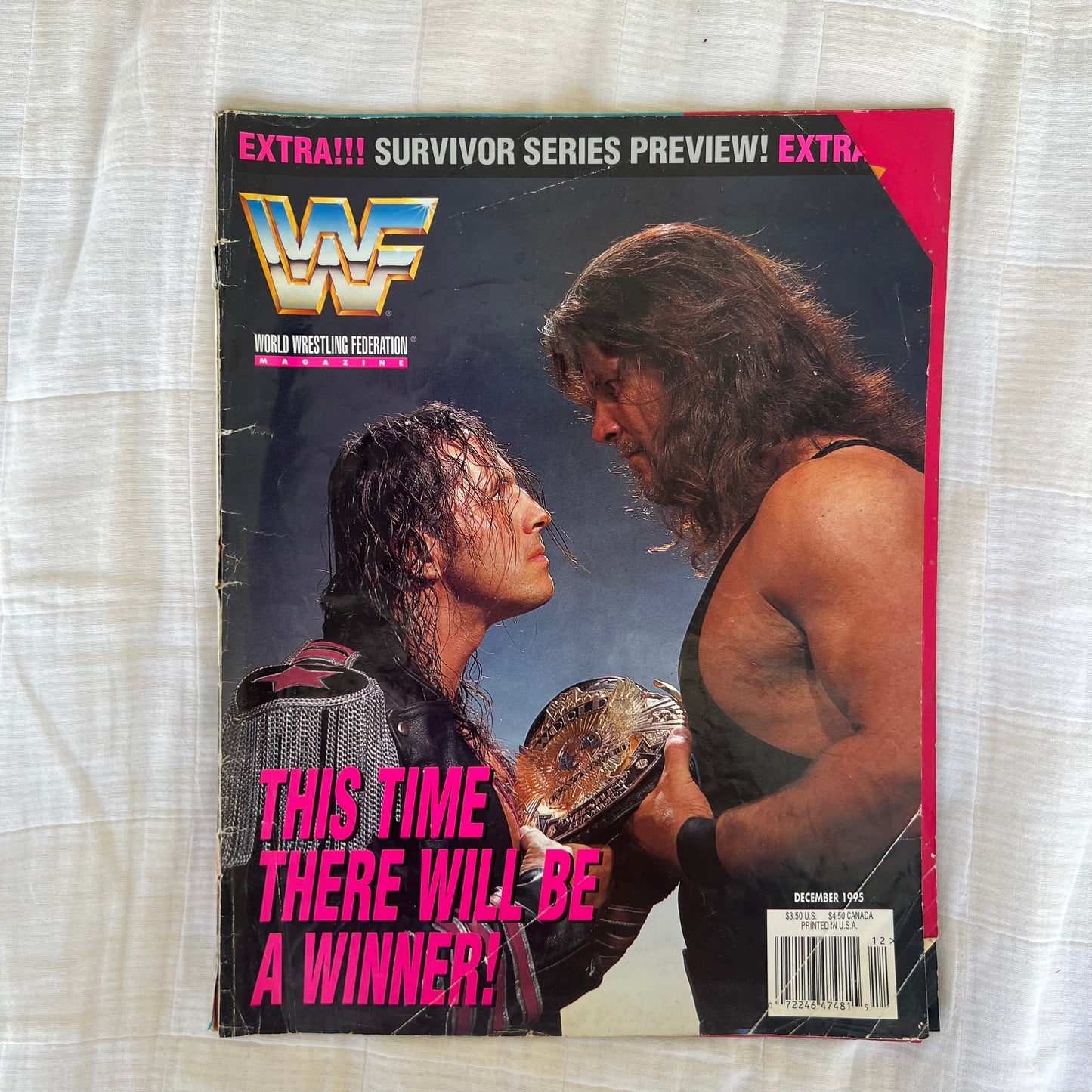 Bret Hart Diesel - WWE WWF Magazine Retro Collectable Merchandise