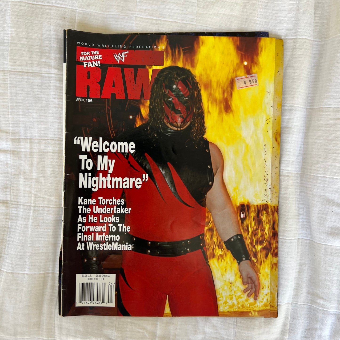 Kane - WWE WWF Magazine Retro Collectable Merchandise