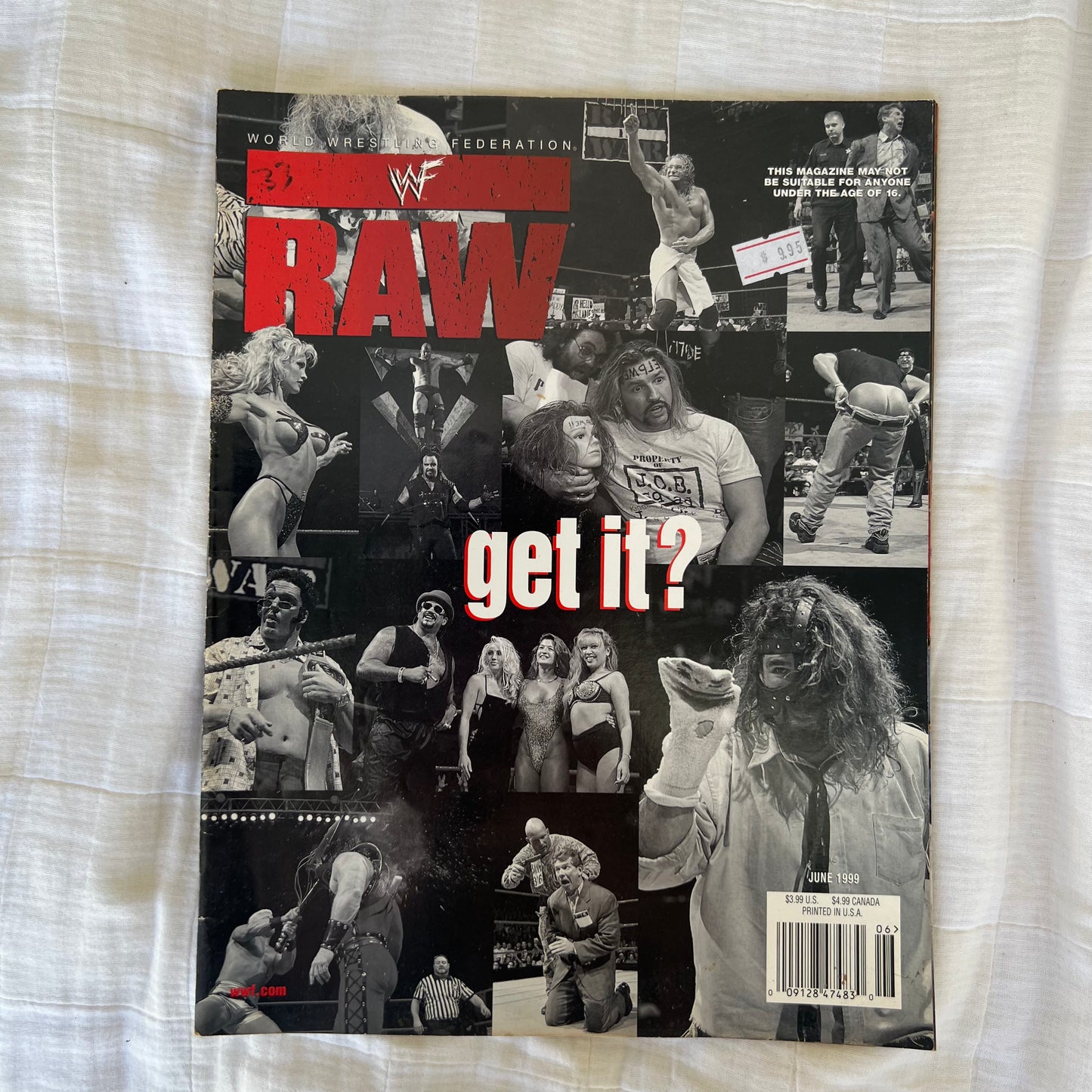 Raw Get It - WWE WWF Magazine Retro Collectable Merchandise