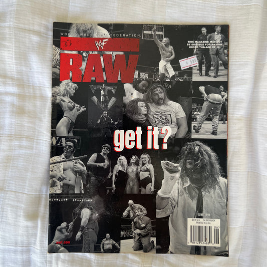 Raw Get It - WWE WWF Magazine Retro Collectable Merchandise