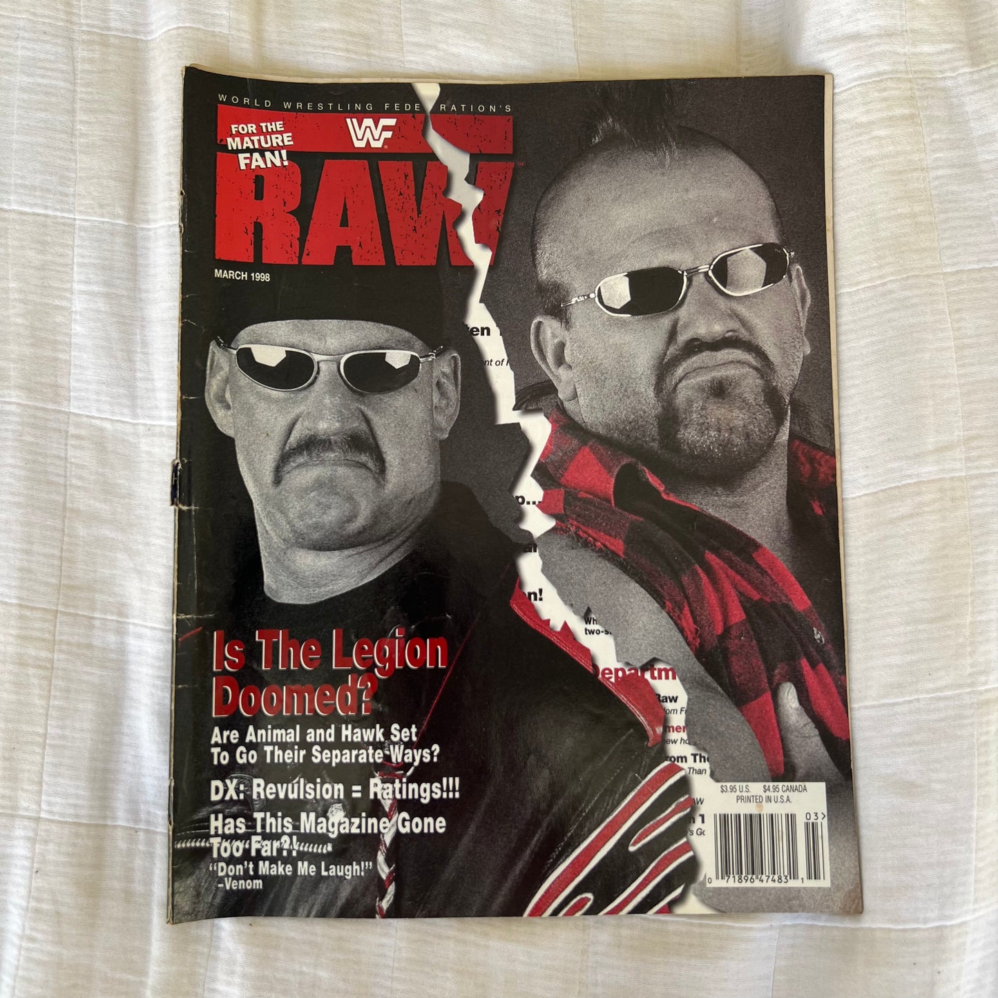 Legion - WWE WWF Magazine Retro Collectable Merchandise
