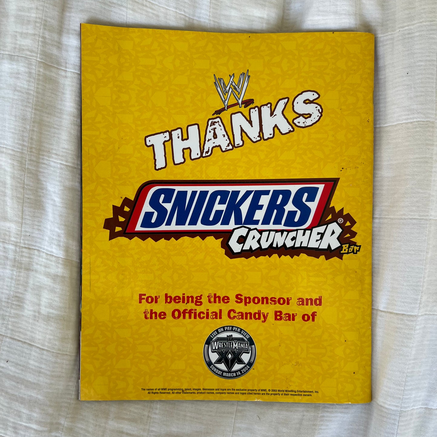 3D - WWE WWF Magazine Retro Collectable Merchandise