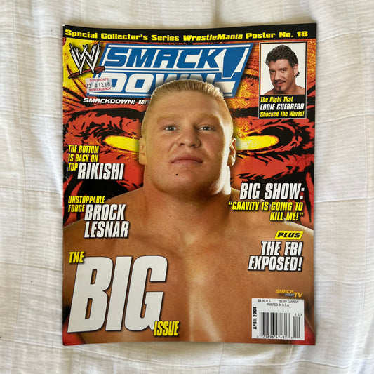 Brock Lesnar - WWE WWF Magazine Retro Collectable Merchandise
