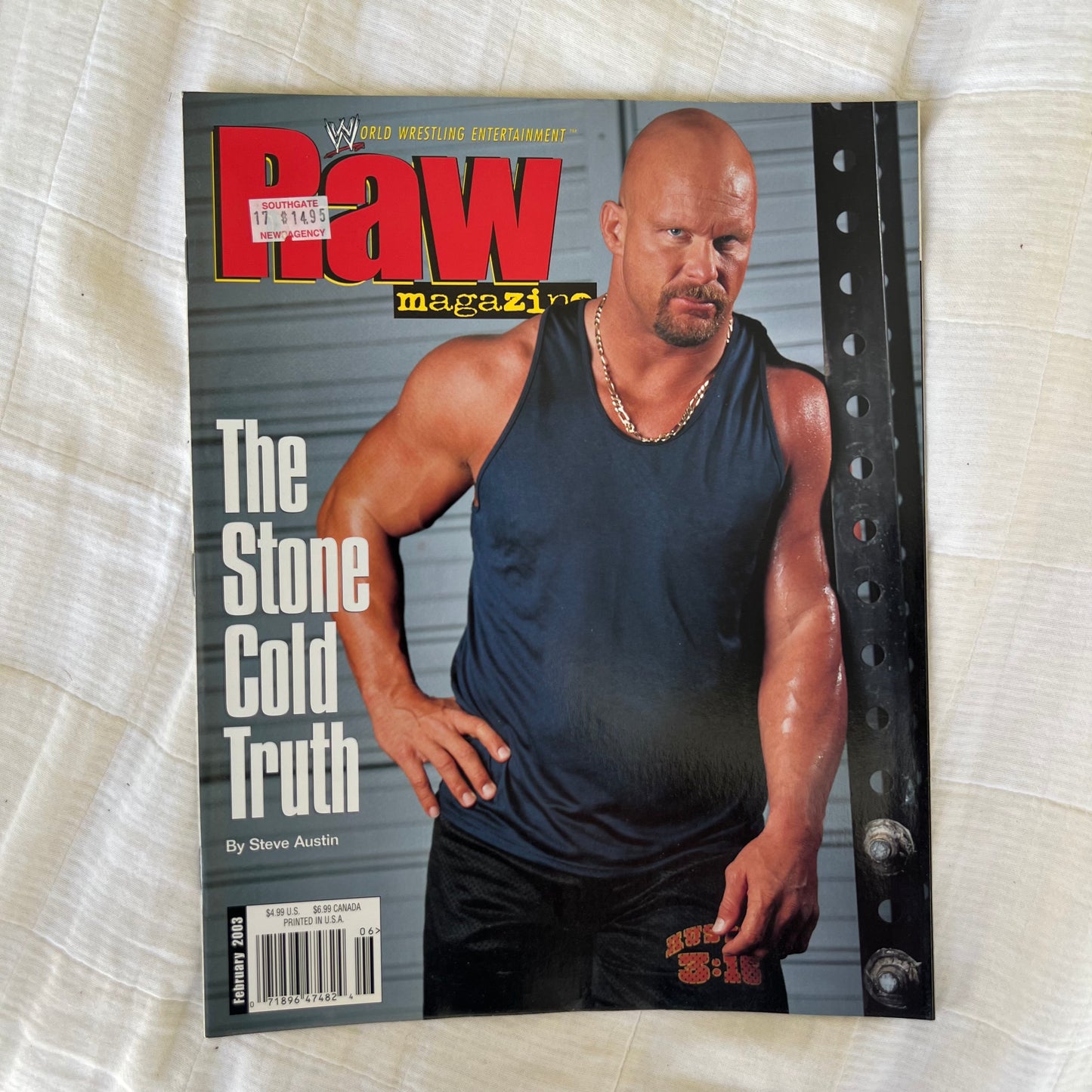 Steve Austin - WWE WWF Magazine Retro Collectable Merchandise