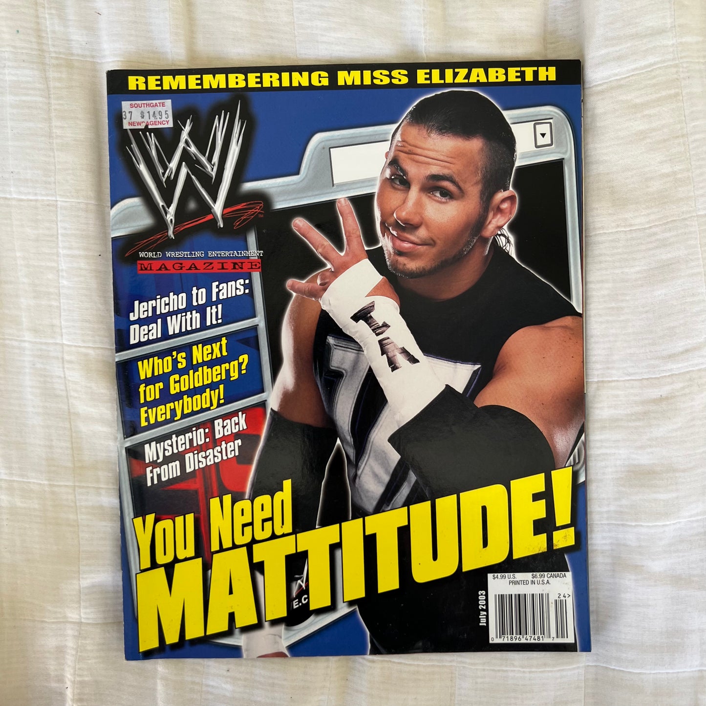 Matt Hardy - WWE WWF Magazine Retro Collectable Merchandise
