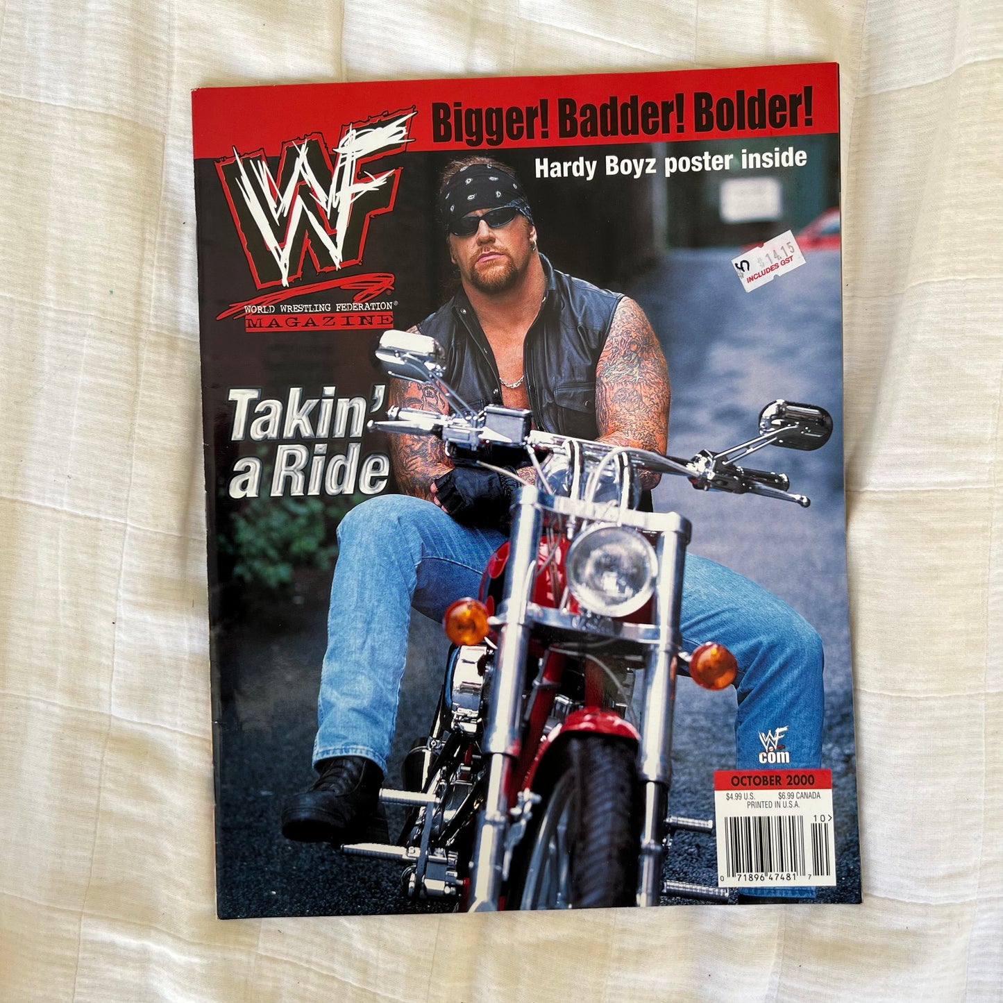 Undertaker - WWE WWF Magazine Retro Collectable Merchandise