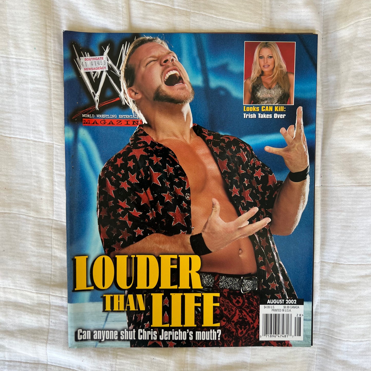 Chris Jericho - WWE WWF Magazine Retro Collectable Merchandise
