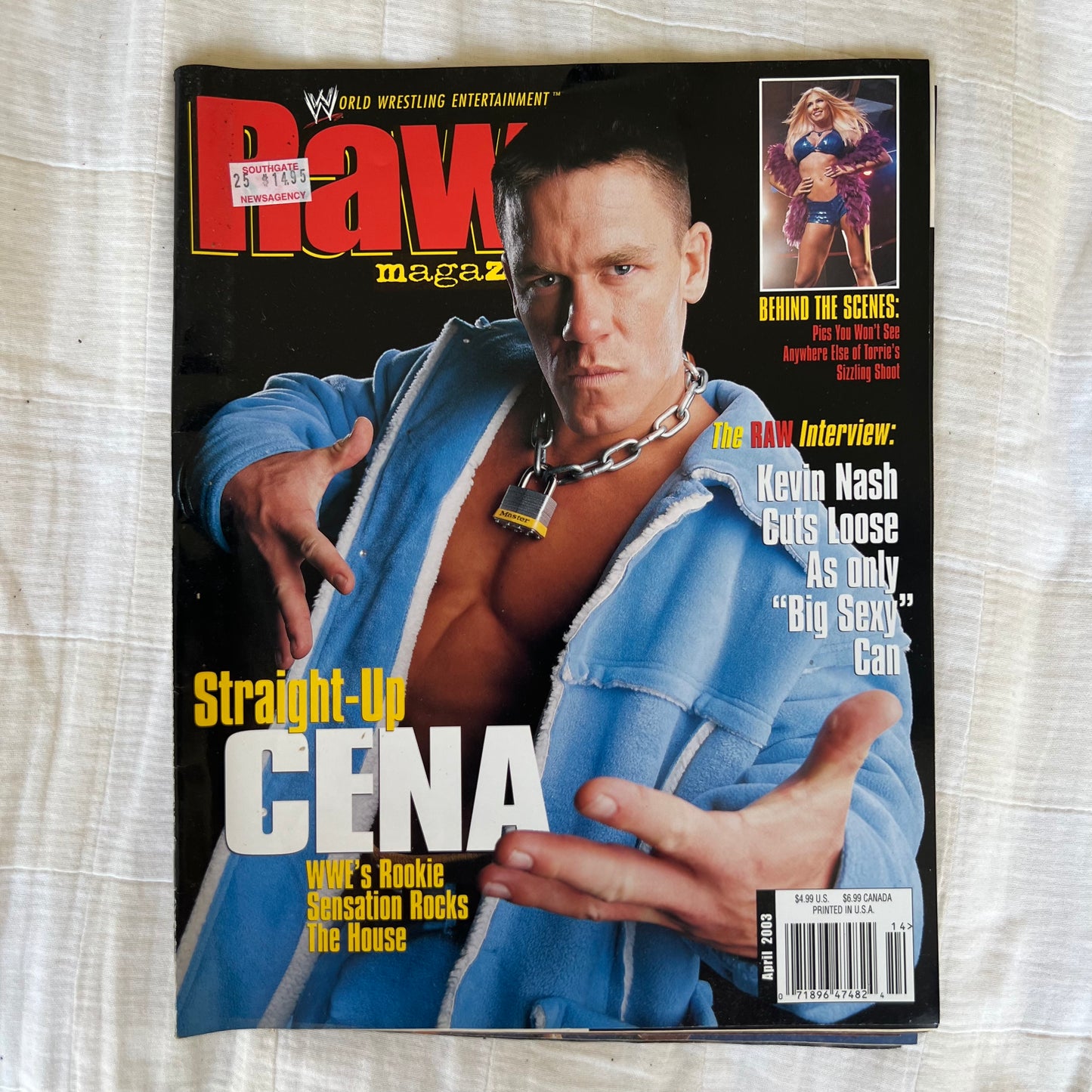 John Cena Rookie - WWE WWF Magazine Retro Collectable Merchandise