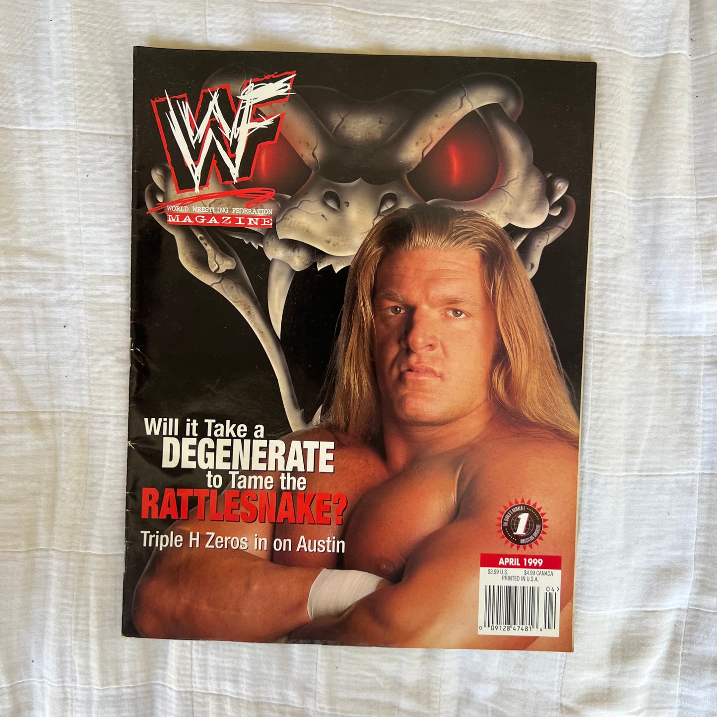 Triple H - WWE WWF Magazine Retro Collectable Merchandise