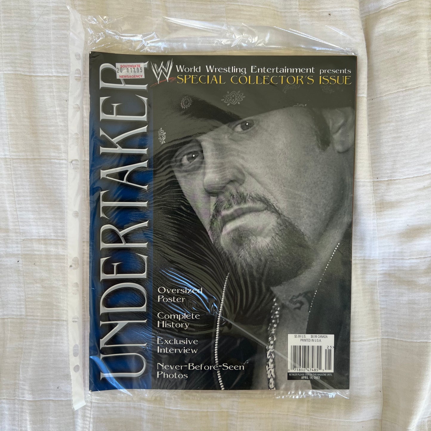 Undertaker - WWE WWF Magazine Retro Collectable Merchandise