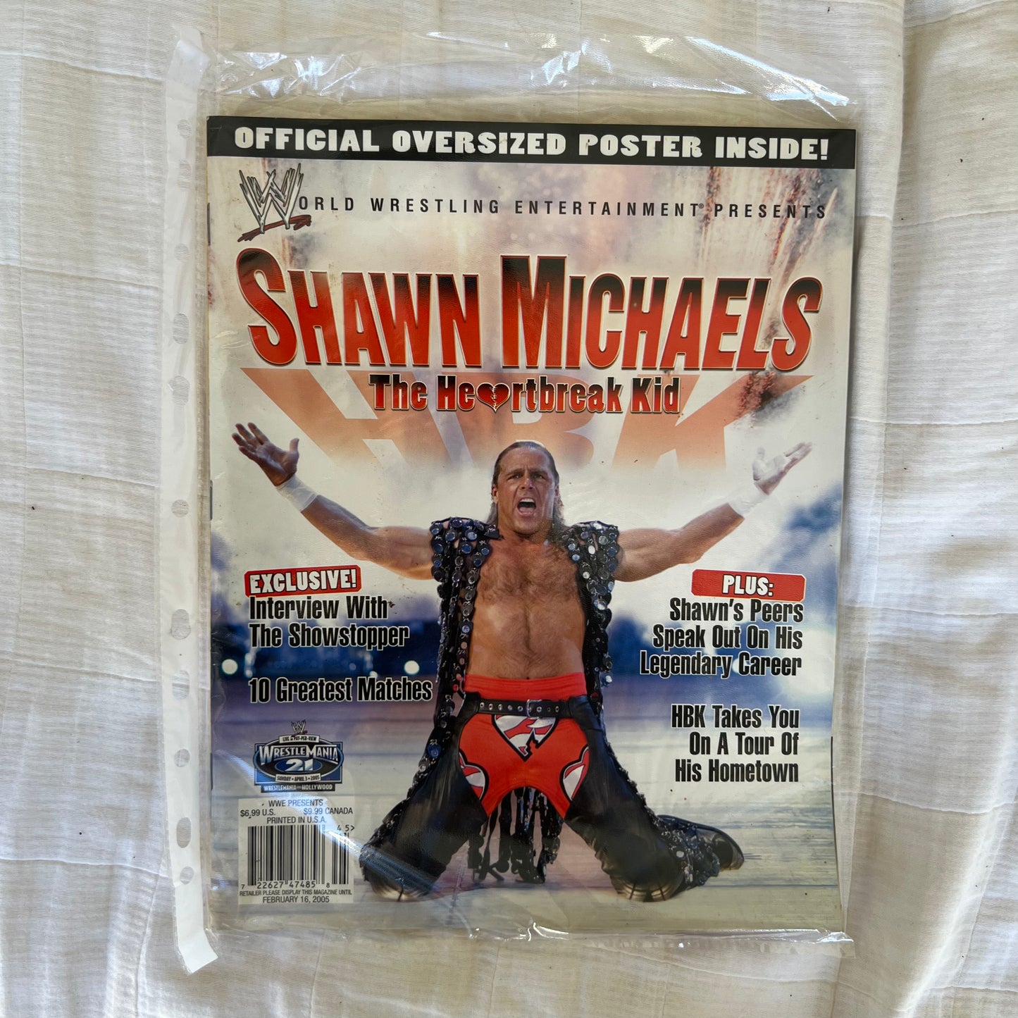 Shawn Michaels - WWE WWF Magazine Retro Collectable Merchandise