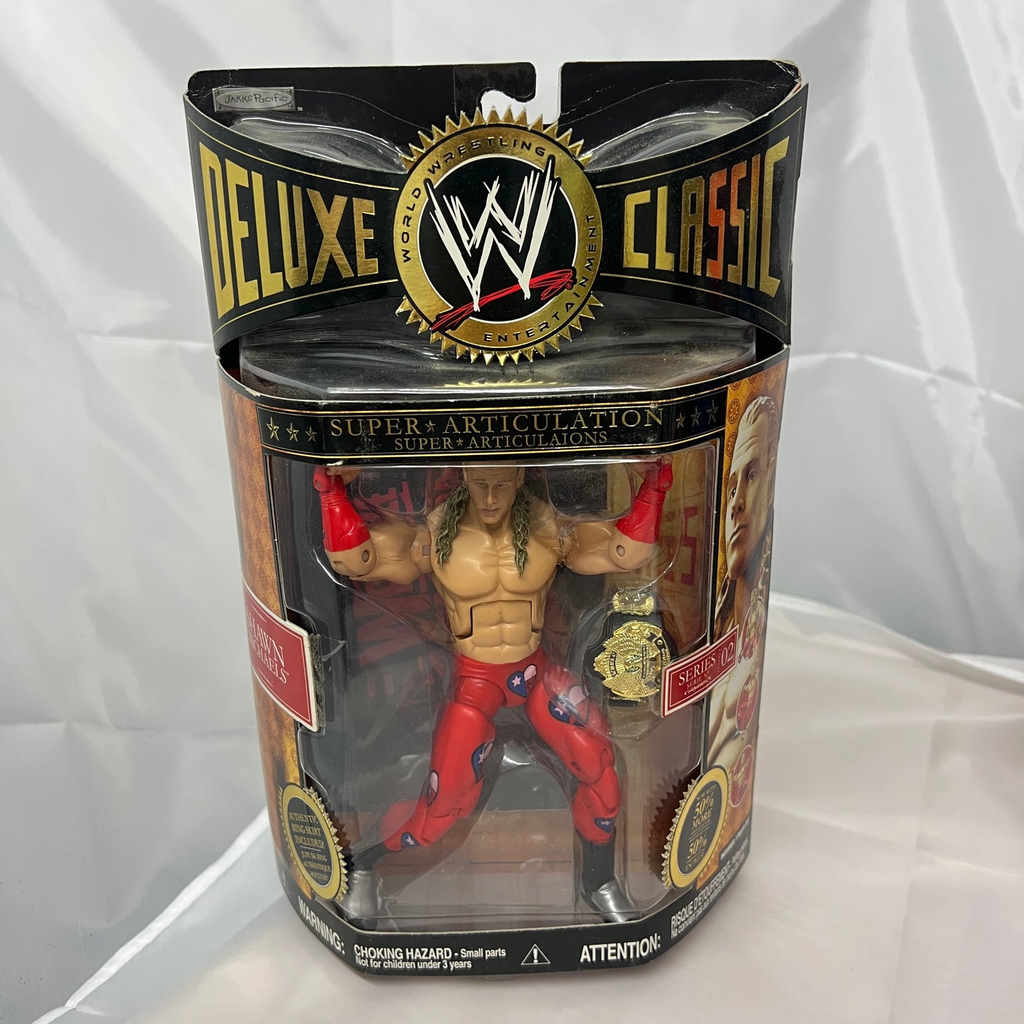 Shawn Michaels WWE Classic Deluxe Superstars 2 Action Figure Jakks Series