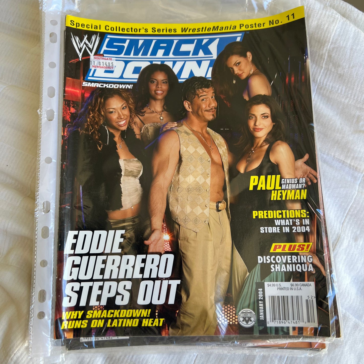 Eddie - WWE WWF Magazine Retro Collectable Merchandise