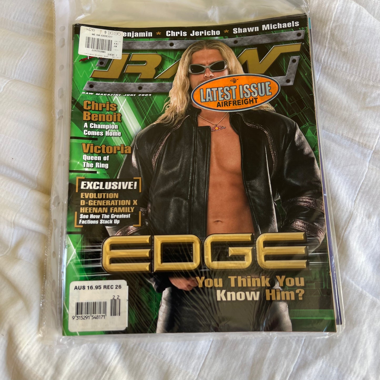 Edge - WWE WWF Magazine Retro Collectable Merchandise