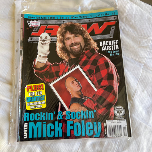 Mick Foley - WWE WWF Magazine Retro Collectable Merchandise