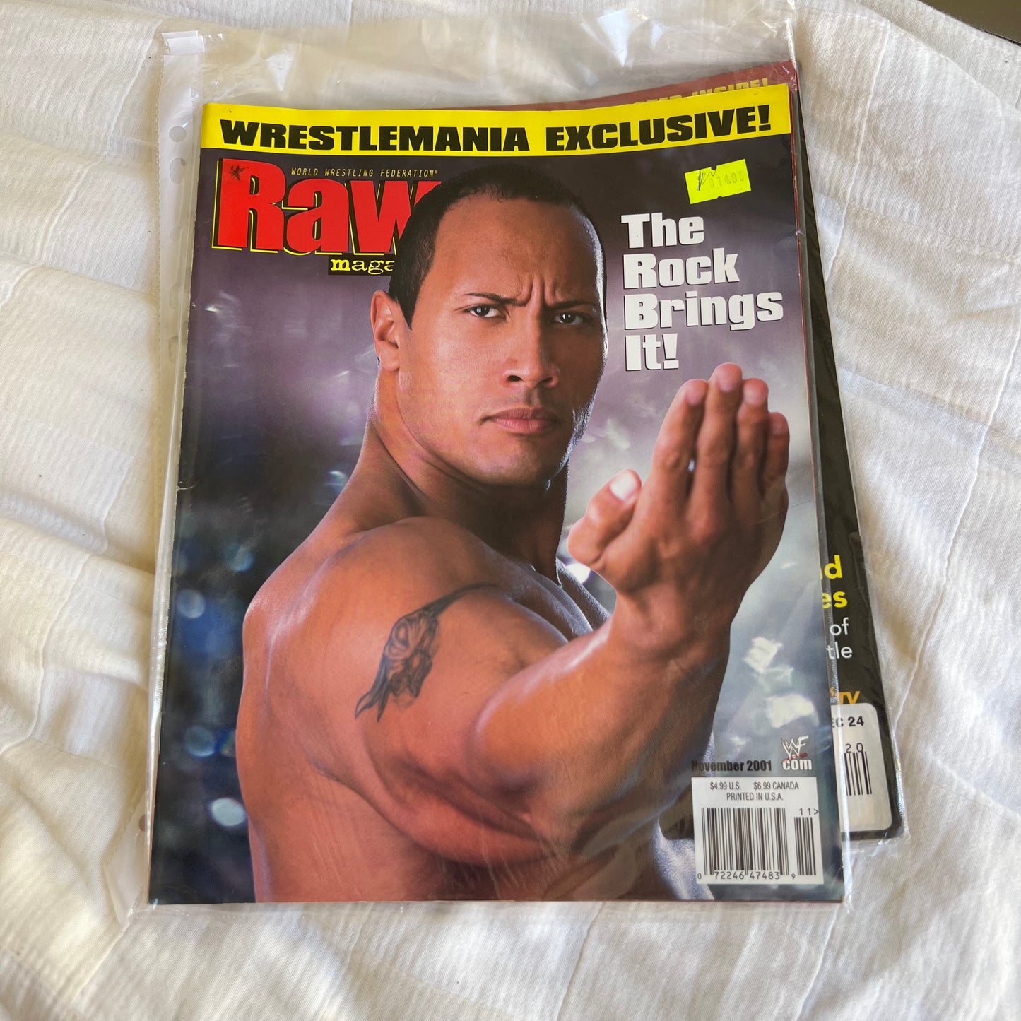 Rock - WWE WWF Magazine Retro Collectable Merchandise