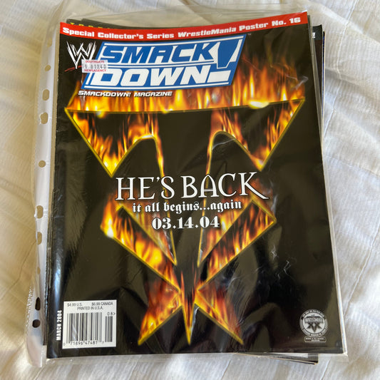 Undertaker - WWE WWF Magazine Retro Collectable Merchandise