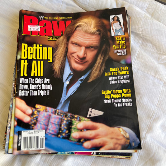 Triple H - WWE WWF Magazine Retro Collectable Merchandise