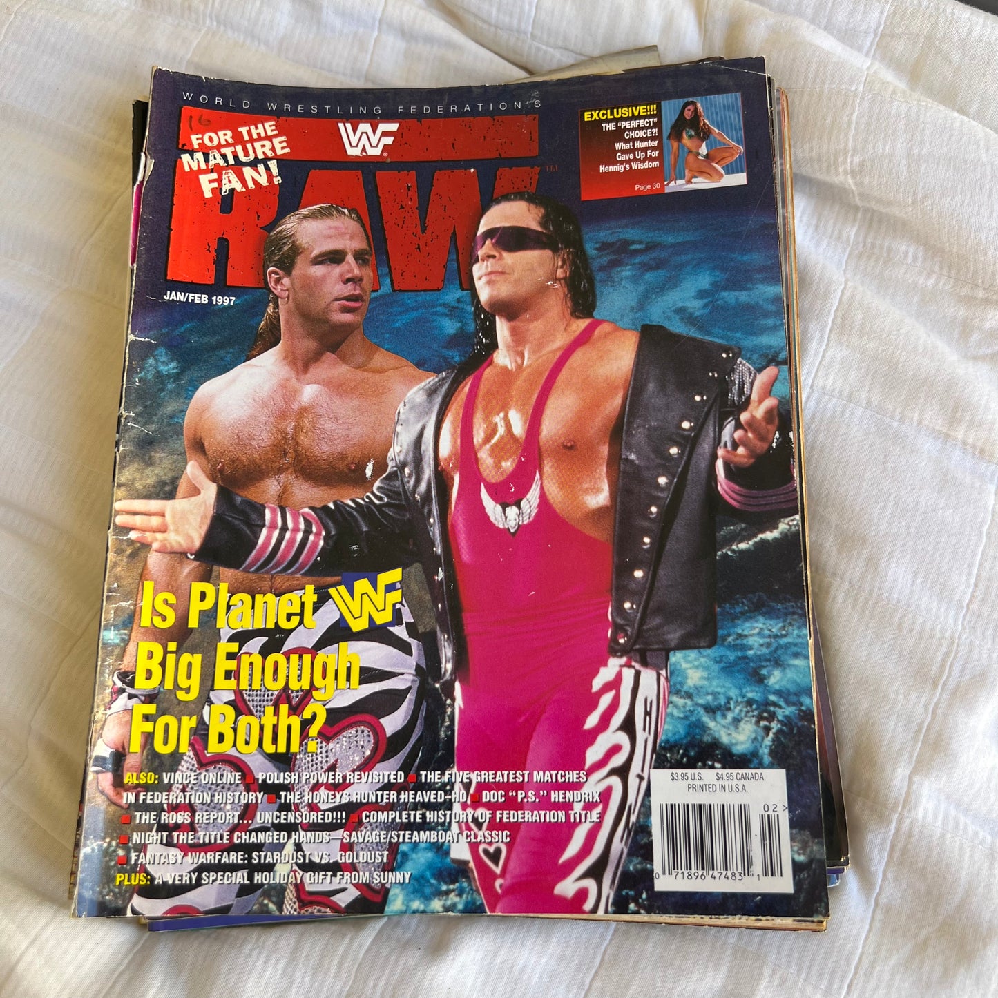 Planet WWF - WWE WWF Magazine Retro Collectable Merchandise