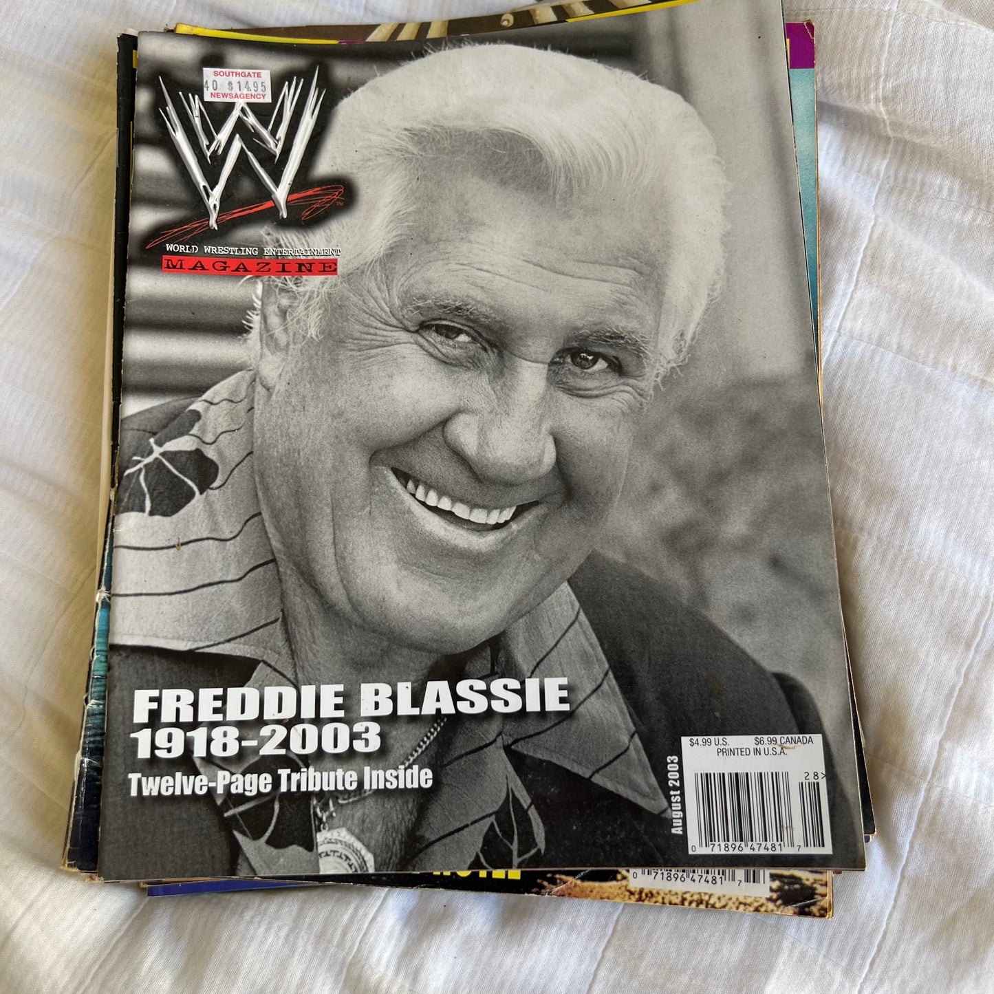 Blassie - WWE WWF Magazine Retro Collectable Merchandise