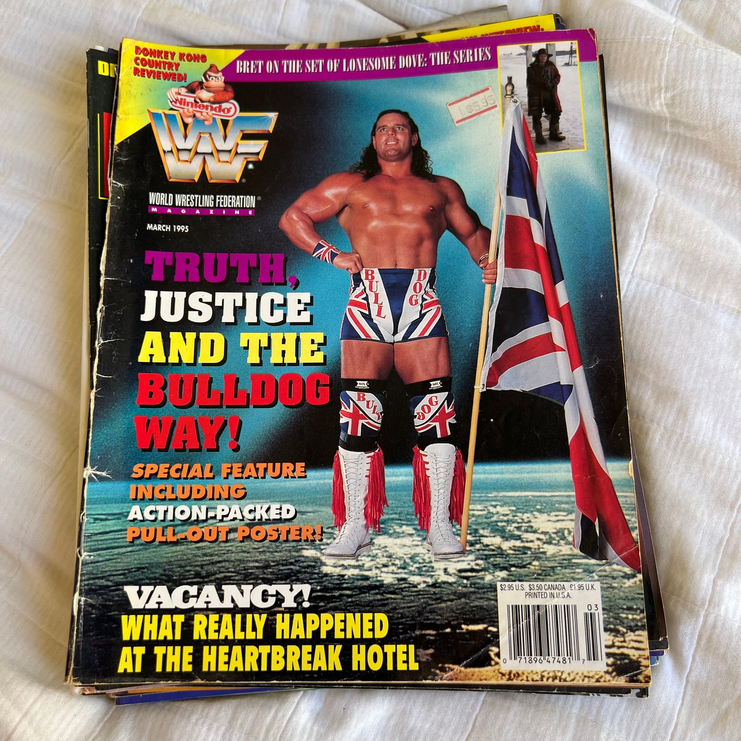 Bulldog - WWE WWF Magazine Retro Collectable Merchandise