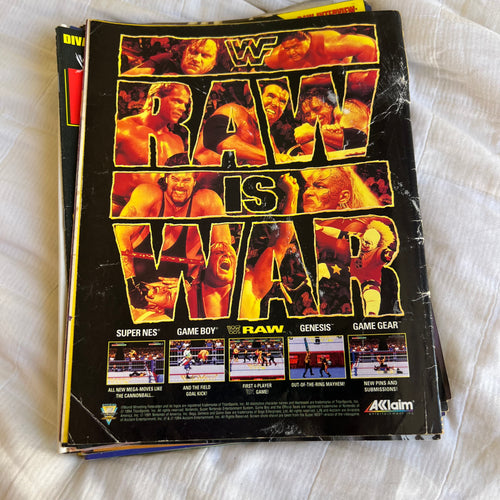 Bulldog - WWE WWF Magazine Retro Collectable Merchandise