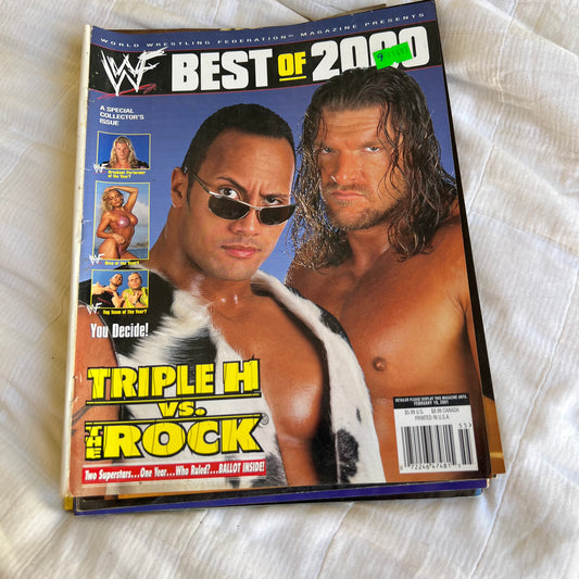 Triple H Rock - WWE WWF Magazine Retro Collectable Merchandise