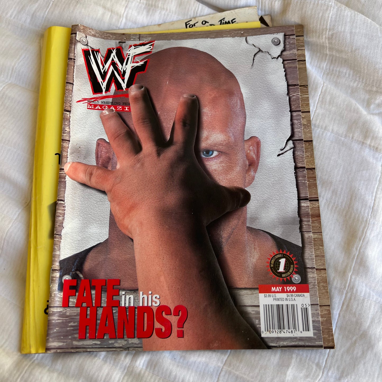 Steve Austin - WWE WWF Magazine Retro Collectable Merchandise