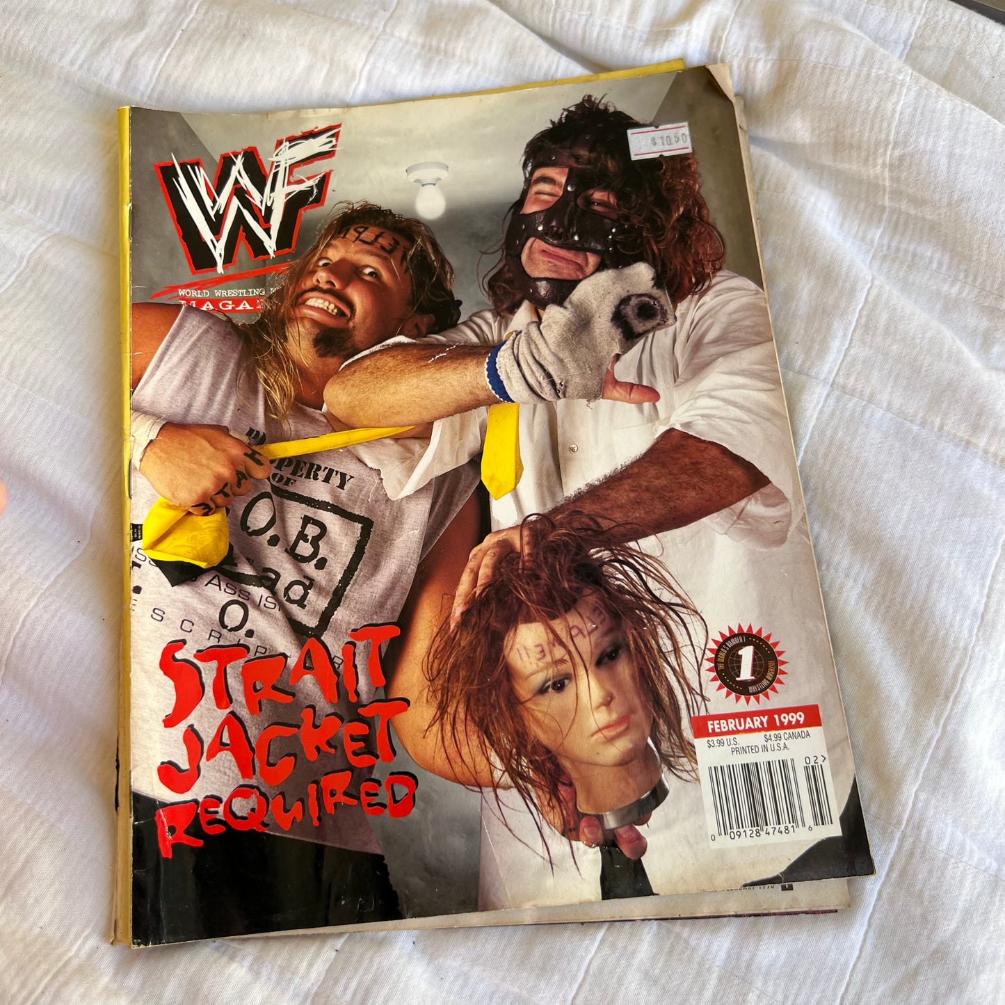 Mankind - WWE WWF Magazine Retro Collectable Merchandise