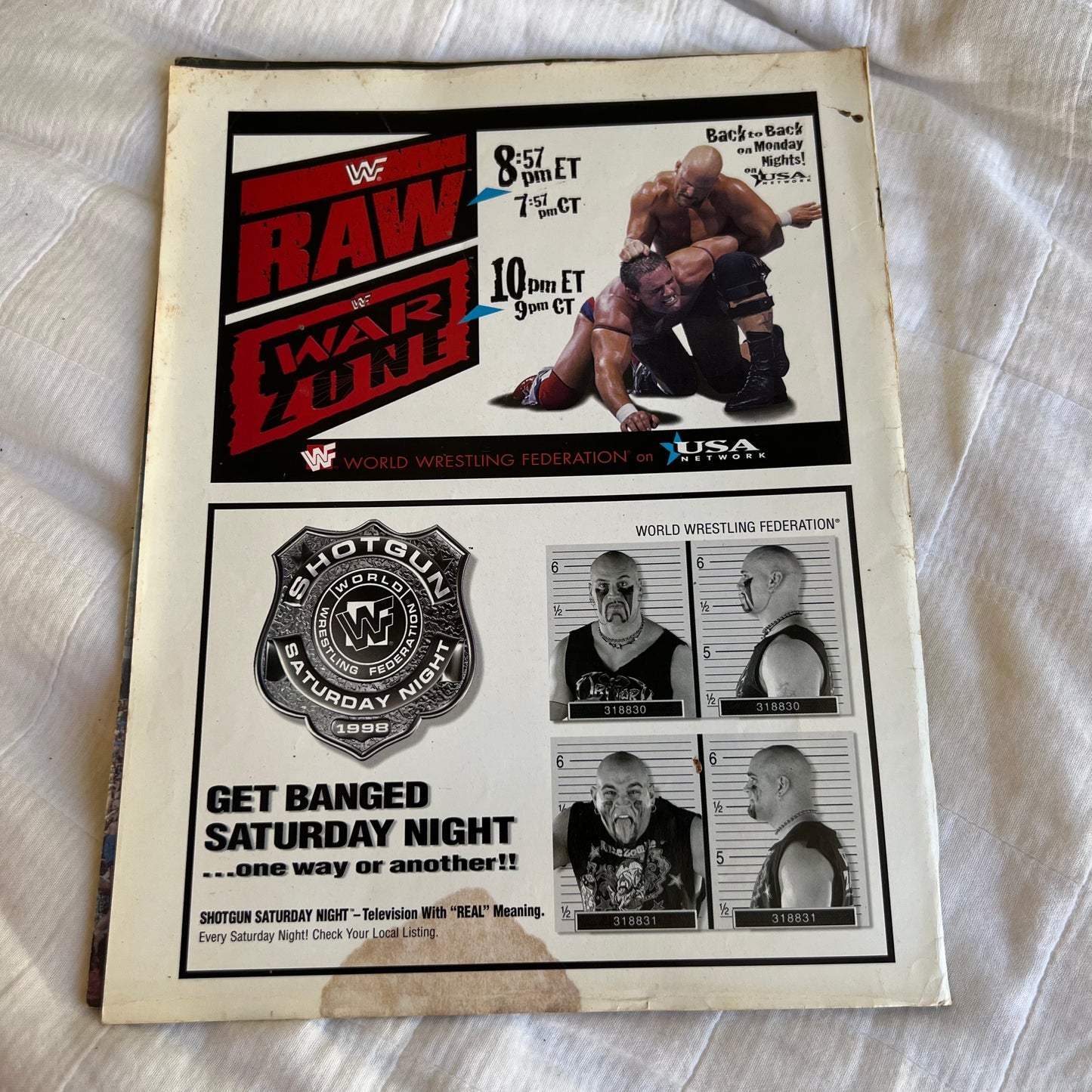 DX - WWE WWF Magazine Retro Collectable Merchandise