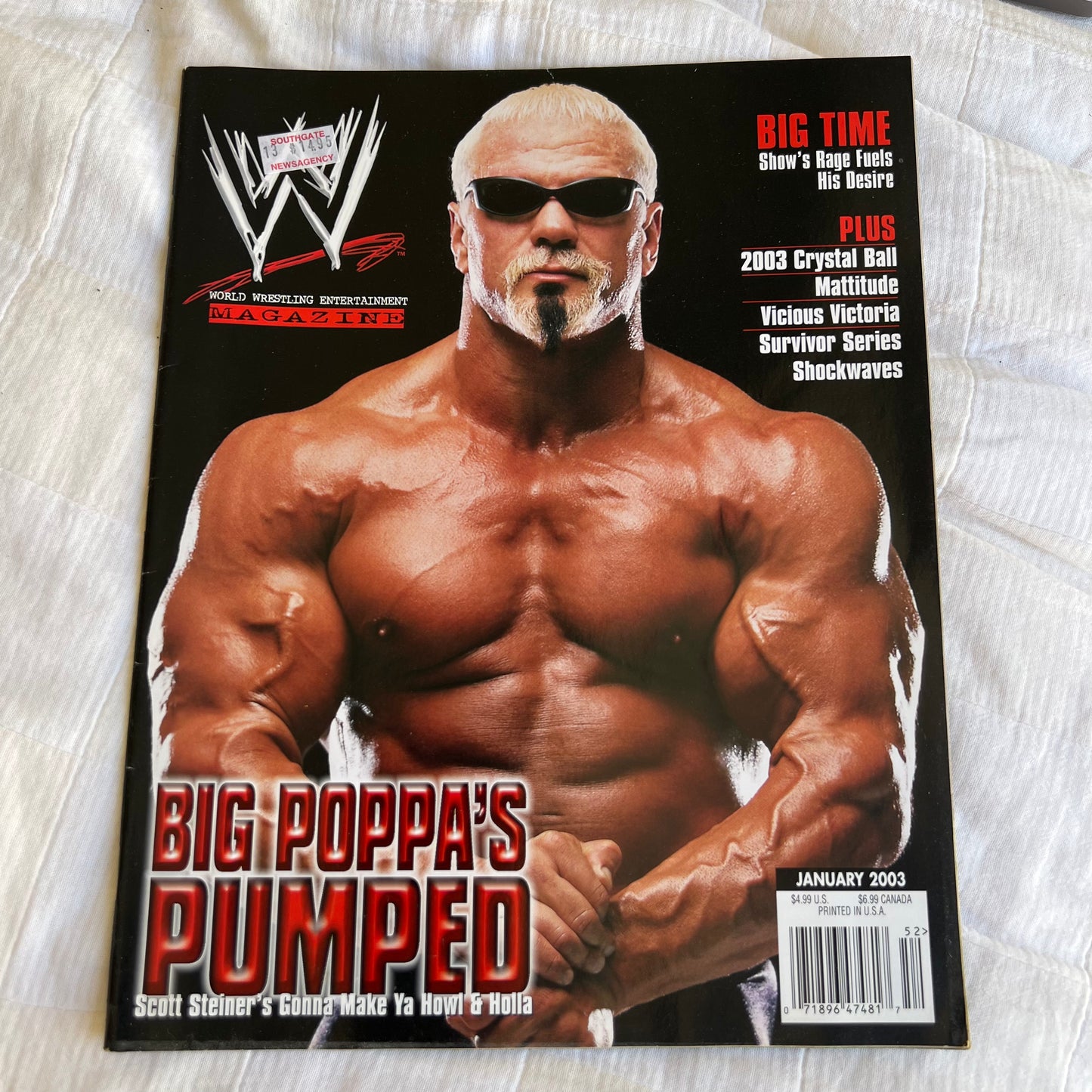 Scott Steiner - WWE WWF Magazine Retro Collectable Merchandise