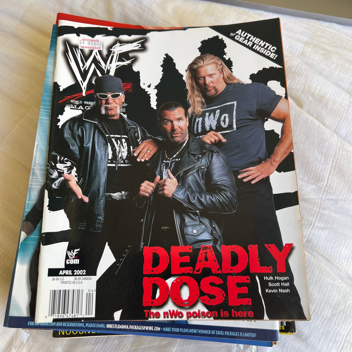 NWO - WWE WWF Magazine Retro Collectable Merchandise