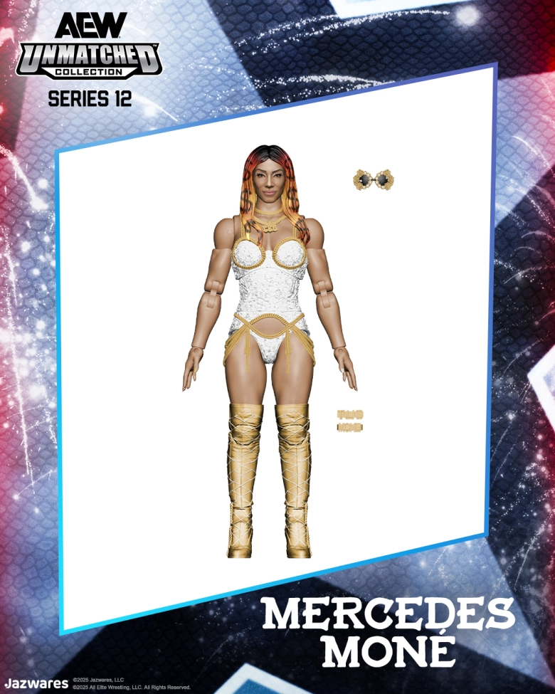 Mercedes Mone AEW Unmatched 12 Action Figure - Scale WWE