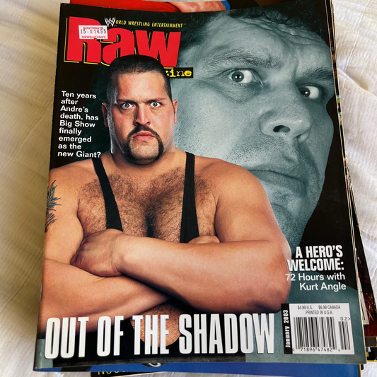 Big Show - WWE WWF Magazine Retro Collectable Merchandise