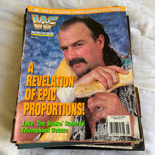 Jake Roberts - WWE WWF Magazine Retro Collectable Merchandise