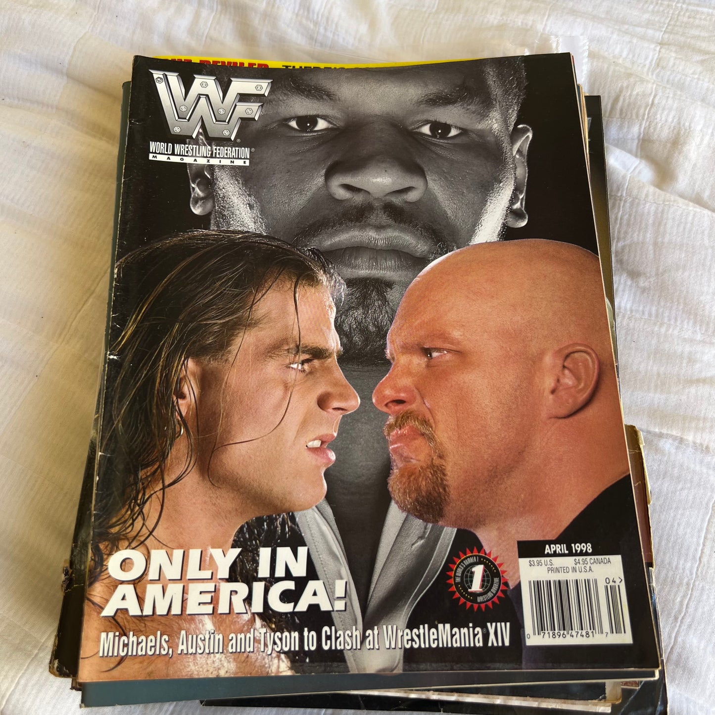 Mike Tyson - WWE WWF Magazine Retro Collectable Merchandise