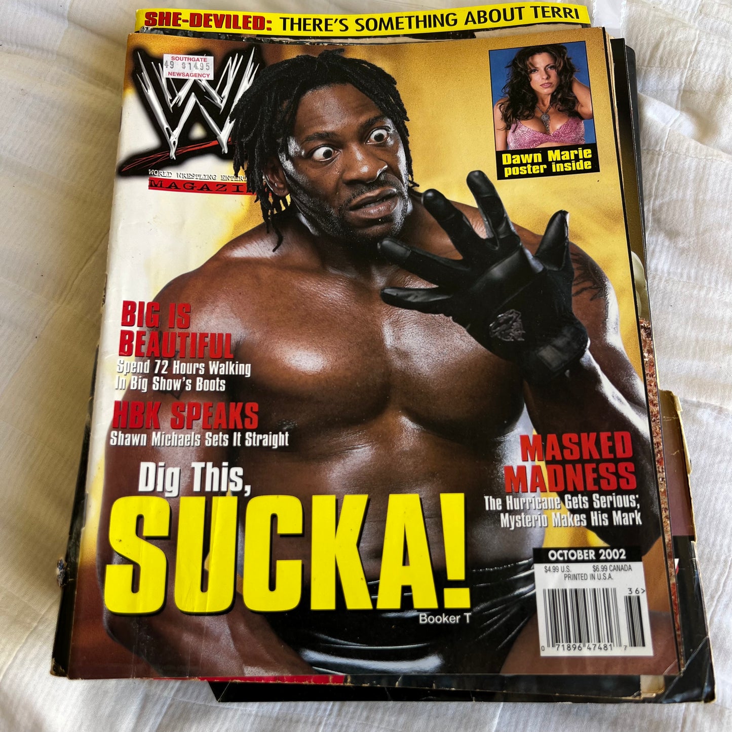 Booker T - WWE WWF Magazine Retro Collectable Merchandise