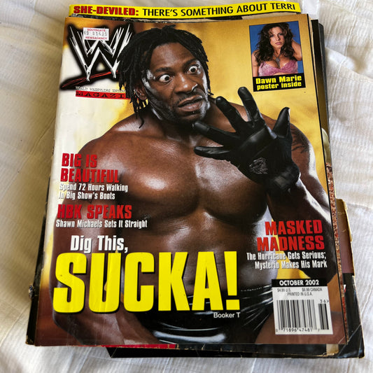 Booker T - WWE WWF Magazine Retro Collectable Merchandise