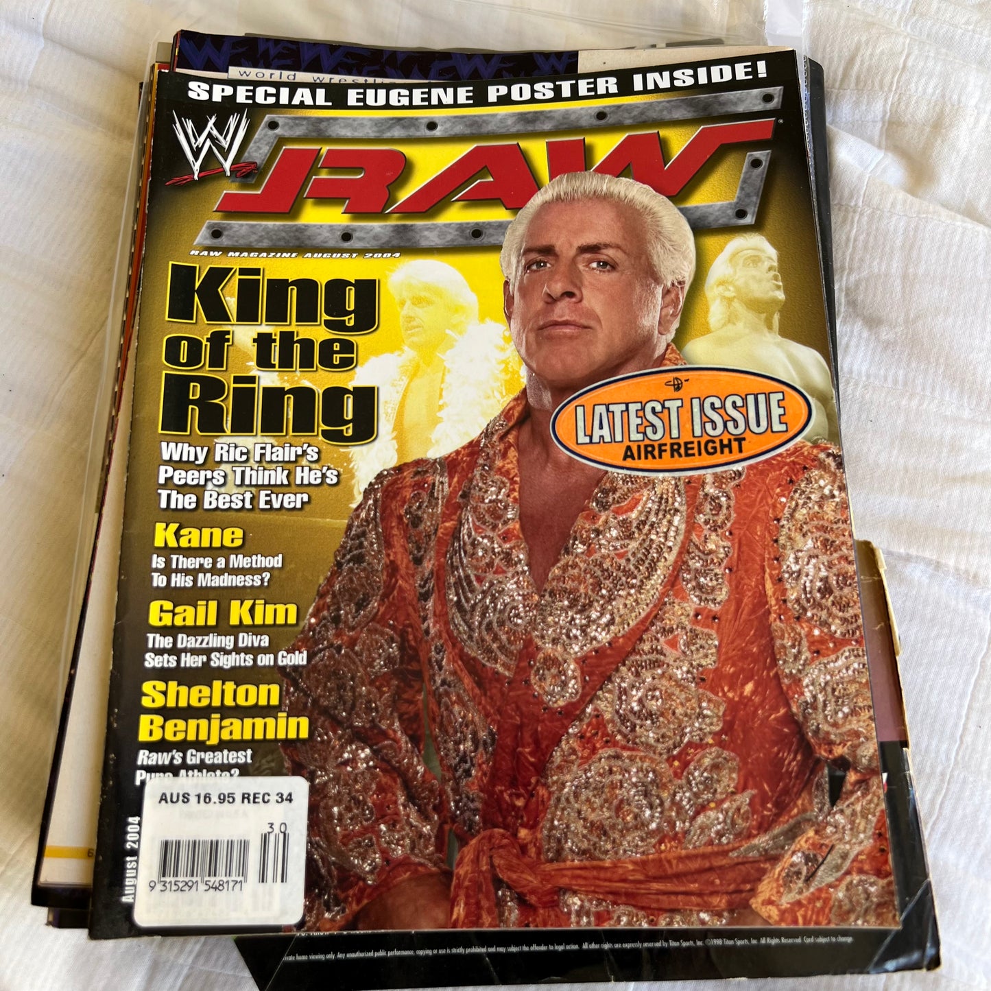 Ric Flair - WWE WWF Magazine Retro Collectable Merchandise