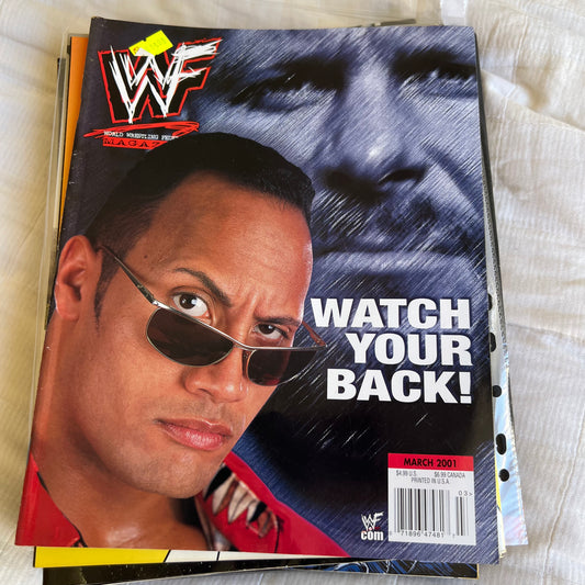 The Rock - WWE WWF Magazine Retro Collectable Merchandise