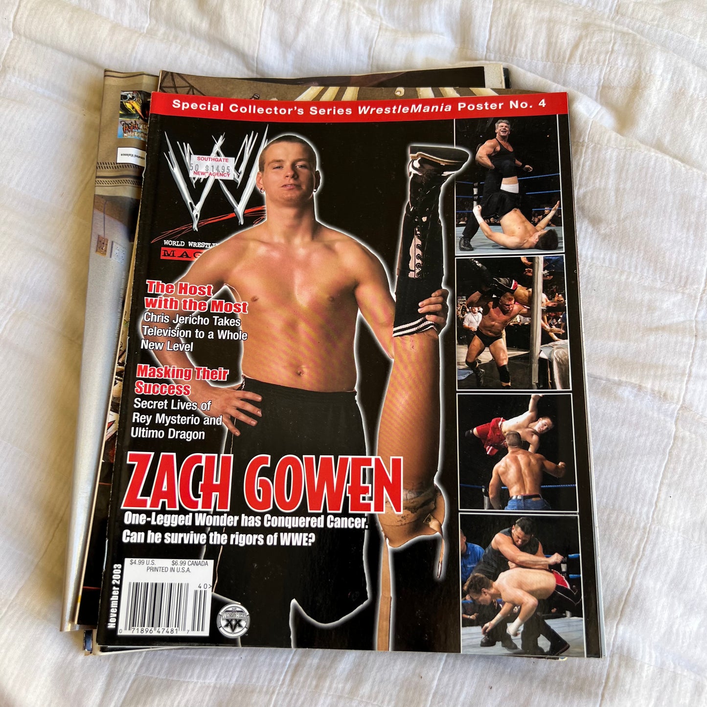 Zach Gowan - WWE WWF Magazine Retro Collectable Merchandise