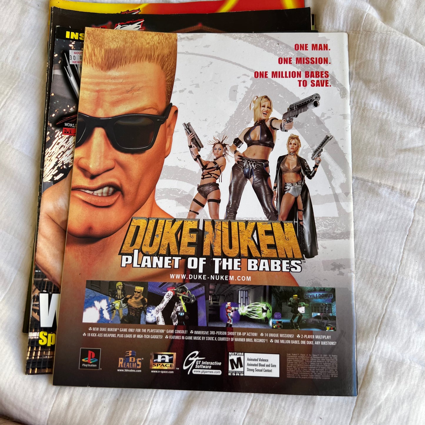 Steve Austin - WWE WWF Magazine Retro Collectable Merchandise