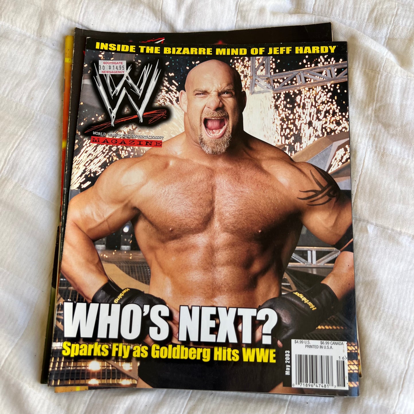 Goldberg - WWE WWF Magazine Retro Collectable Merchandise