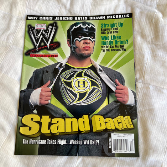 Hurricane - WWE WWF Magazine Retro Collectable Merchandise